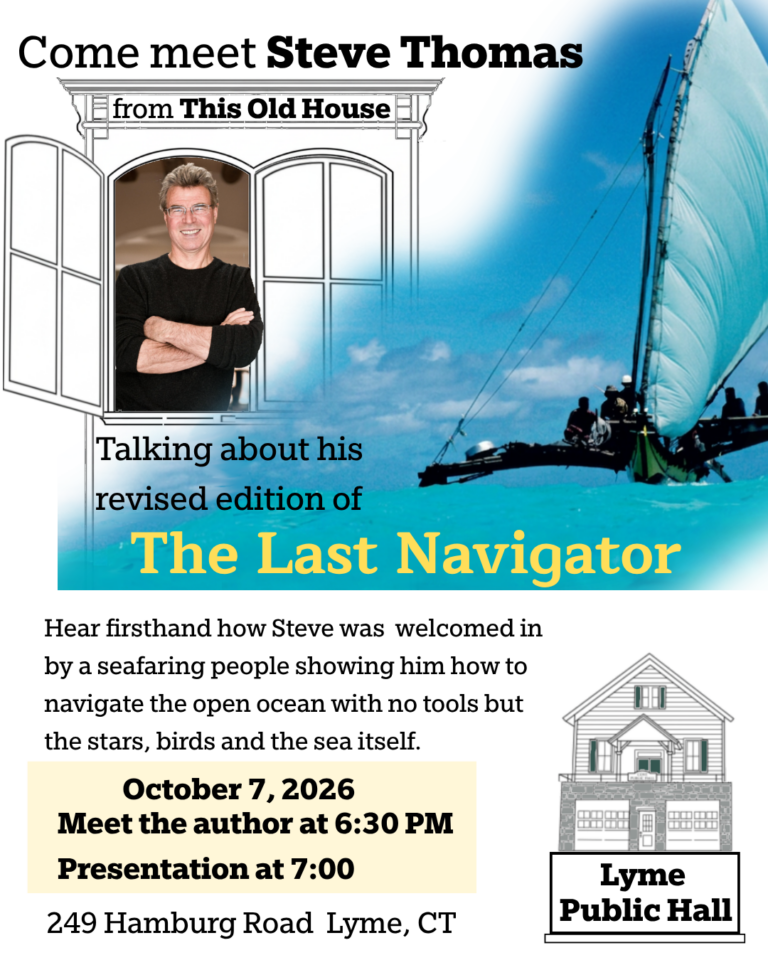 Flyer for Steve Thomas event