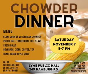 Chowder Dinner invite